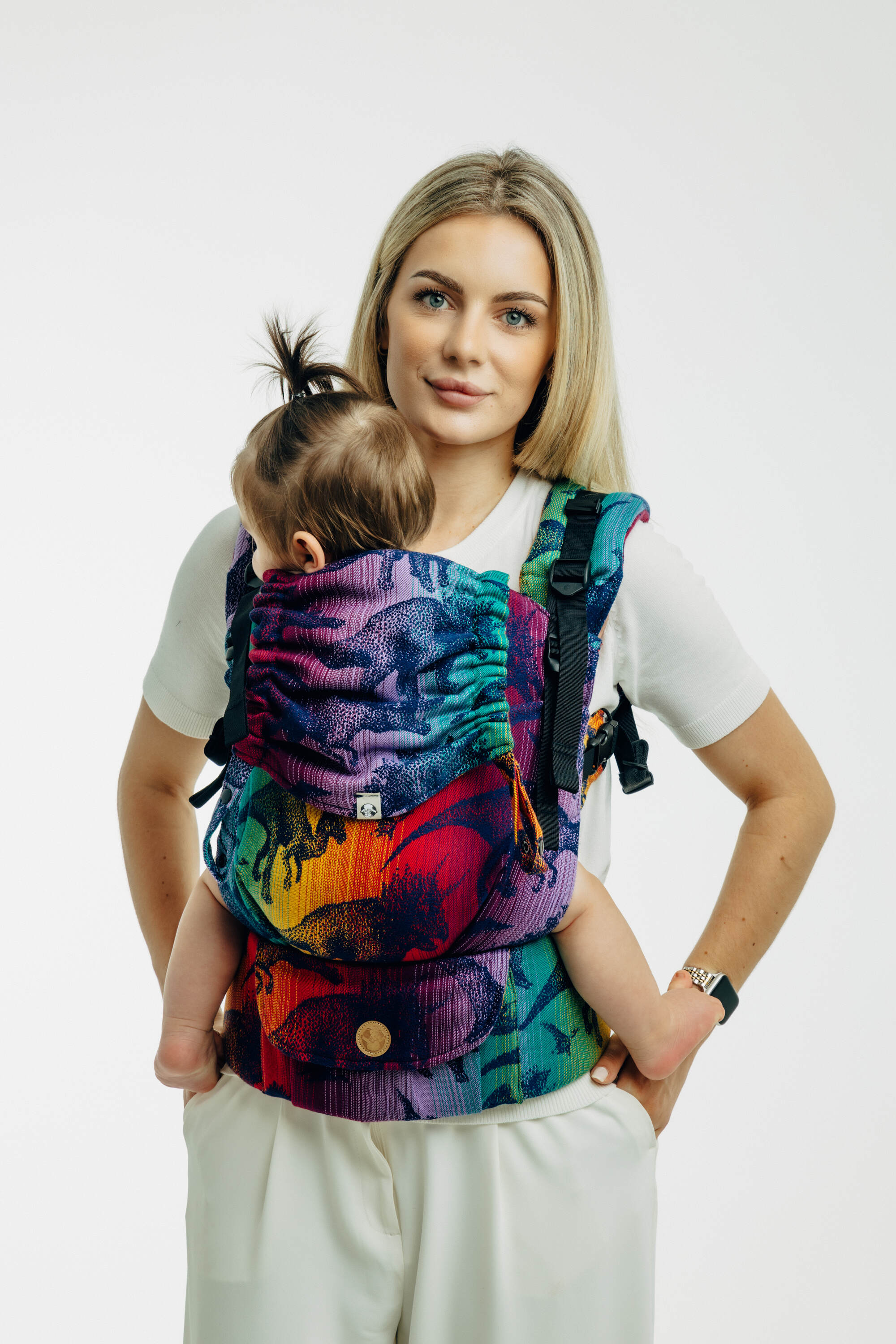 Ergonomiczne nosidełko regulowane - LennyUpGrade Pro: Polka Dots - Plot 5907557792608_1