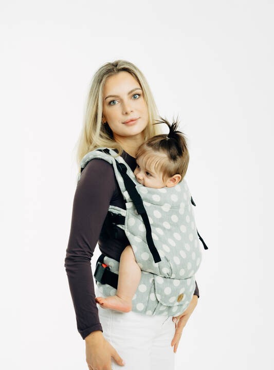 Ergonomiczne nosidełko regulowane - LennyUpGrade Pro: Polka Dots - Plot 5907557792608_1