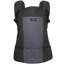 Zaffiro - Adjustable baby carrier Ergo Air Graphite Leaves