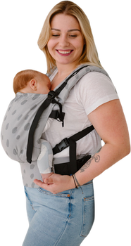 Baby carrier Kavka Essence: Grey Dots Print