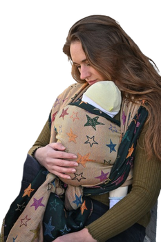 Ring Sling Yaro Slings - Stellar Spongy Black Multicolor Glossy