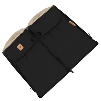Zaffiro - Stroller Hand Muff Nordico - Black