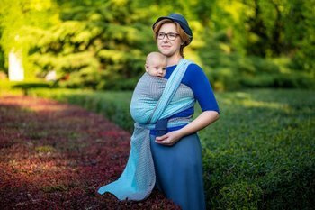 Chusta tkana EverySlings Babyheart JuneberryTencel