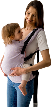 Baby carrier Kavka Multi-age: Lilac Braid Bamboo 