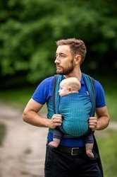 Chusta tkana EverySlings Babyheart Blackberry