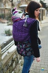 Woven wrap Little Frog Purple Glow