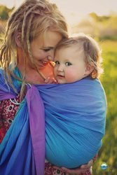 Ring Sling Little Frog - Icy Iolite