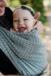 Woven wrap Little Frog Lovely Slate