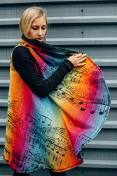 Long Cardigan LennyLamb: Symphony Rainbow Dark