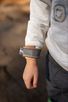 Kinder Hop Reflective wristband Flash - Caramel