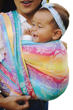 Woven wrap Little Frog - Flower Bloom