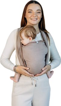 Basic Line Baby Sling LennyLamb - Little Herringbone Baby Cupcake