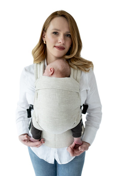 Baby Carrier Qusy Mini - Linen Beige  2.0
