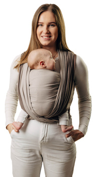 Basic Line Baby Sling LennyLamb - Baby Caffe Latte