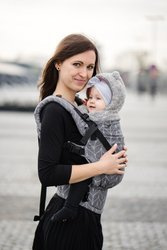 Baby carrier Kavka Multi-age stone braid bamboo