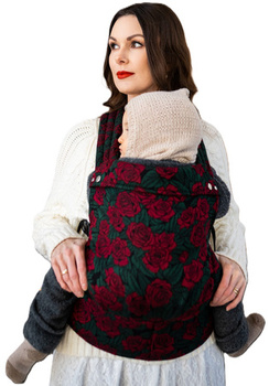 Qusy carrier / She liked Roses - adjustable ergonomic carrier 