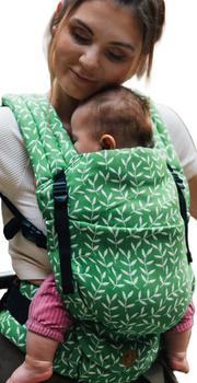 LennyLamb baby carrier LennyLight - ENCHANTED NOOK - EVERGREEN