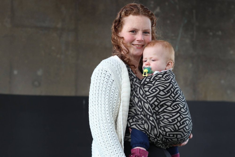 Woven Wrap Yaro Braid Black Natural Seacell Wrap Woven wraps and