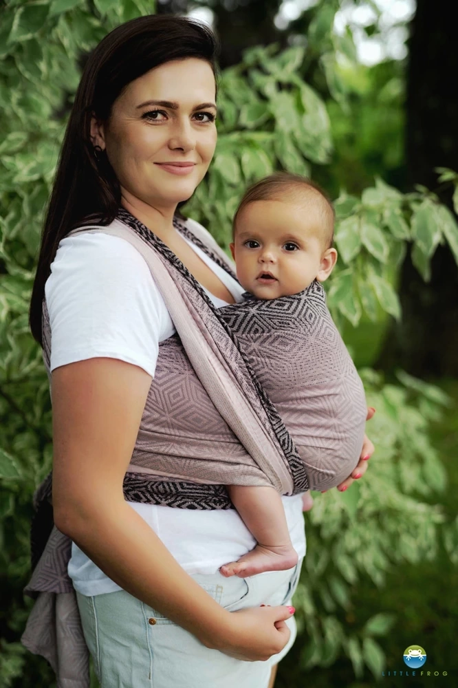 Woven wrap Little Frog Tencel Charmy Cube