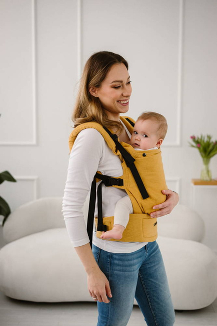 Baby carrier Kavka Multi-Age Magnetic: Mango Linen