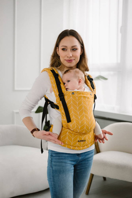Baby carrier Kavka Multi-Age Magnetic: Passionfruit Braid
