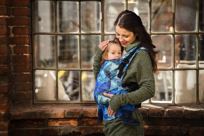 Baby carrier Kavka Multi-age sapphire watercolor