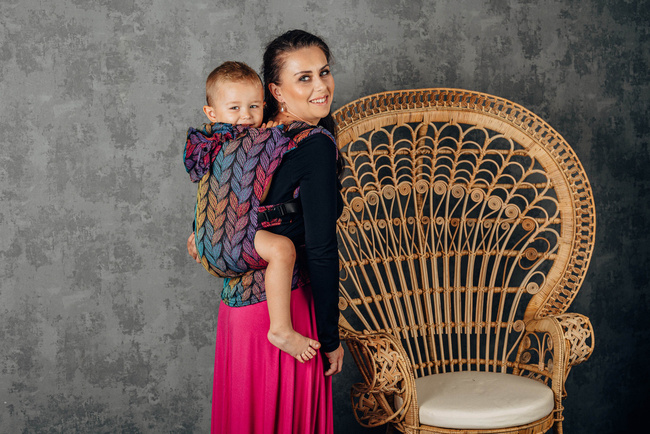 Baby carrier LennyLamb: LennyGo - Enchanted Nook - In Bloom