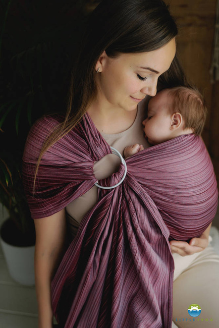 Little Frog Ring Sling - Garnet