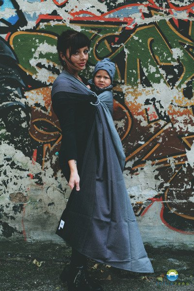 Ring Sling Little Frog Obsydian