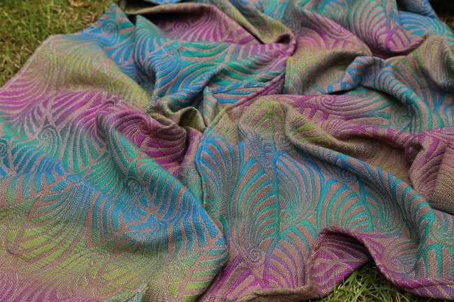 Ring Sling Yaro Slings - Dandy Trinity Ara Rainbow High Wool 