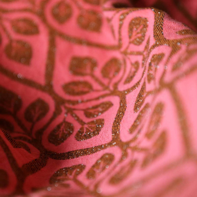 Woven Wrap Yaro Slings - La Vita Duo Pink Black Bronze Glam