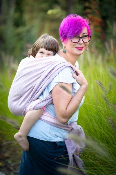Woven wrap EverySlings Sweetheart Pink Lady