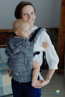 Baby carrier Little Frog - Black Cube 