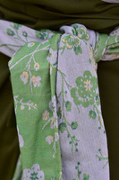 Chusta tkana Yaro Sling - Flowersnake Trinity Yellow Green Tencel