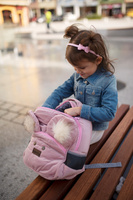 Kinder Hop Pink Travel Bear Children's Backpack