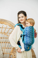 Lenny Lamb Baby carrier: LennyUpGrade Tangled - Blue Reed