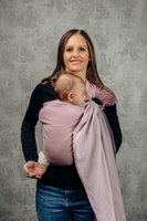 LennyLamb Ring Sling - Little Herringbone Ombre Pink