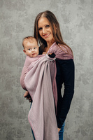 LennyLamb Ring Sling - Little Herringbone Ombre Pink