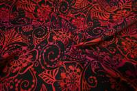 Woven Wrap Yaro Slings - Ava Trinity Black Sangria Rainbow Wool