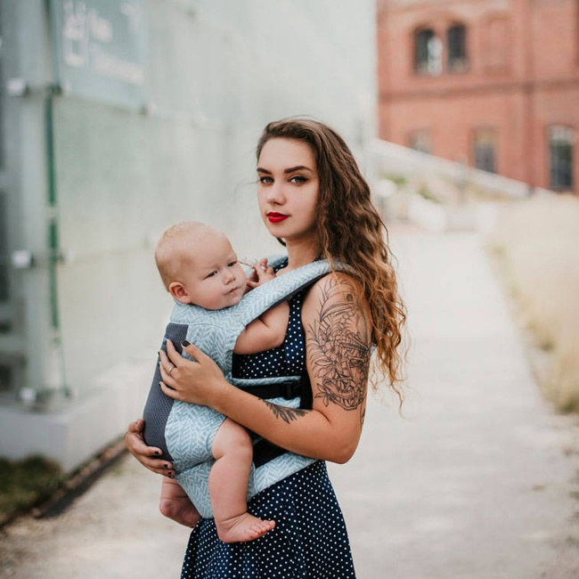  Nosidełko Zaffiro - City Air: Grey Fern