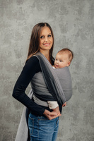 Basic Line Baby Sling LennyLamb - Little Herringbone Ombre Grey