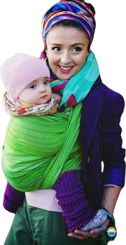 Chusta tkana Little Frog - Oliwin