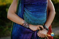 Chusta tkana Little Frog - Rainbow Harmony