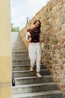 Nosidło hybrydowe LennyLamb - Big Love Auburn