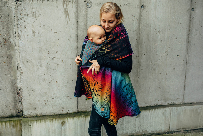 Long Cardigan LennyLamb: Symphony Rainbow Dark