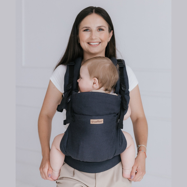 Zaffiro - baby carrier BabyGrow Roma: Anthracite