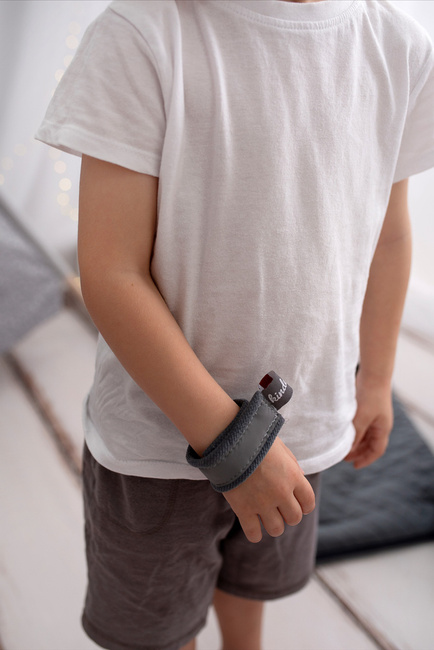 Opaska odblaskowa Kinder Hop Flash - Grafit