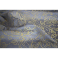 Chusta tkana Yaro Elvish Grey Yellow Linen