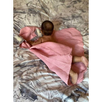 Bubble Hop Baby Towel Soft Pink