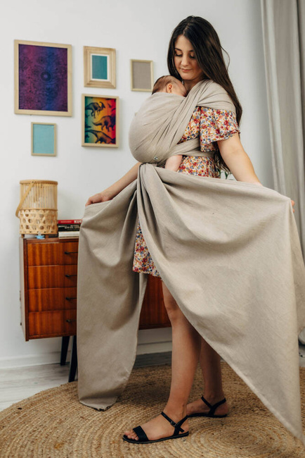 Chusta tkana LennyLamb - Peanut Butter